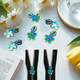 Rainbow Zip Pull - Flower